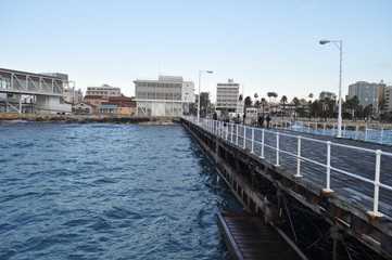 Fototapeta na wymiar The Limassol Marina in Cyprus