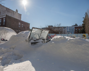 The day after the biggest snow storm in New York