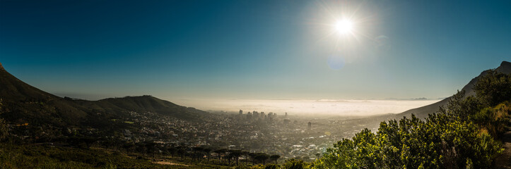 Kaapstad, Zuid-Afrika (uitzicht vanaf de tafelberg)