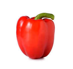 sweet pepper isolated on white background