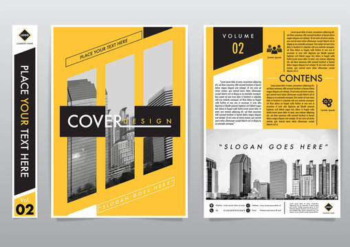 Cover page design template illustration.Business flyer poster magazineใVector Eps10 layout in a4 size.