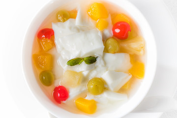 杏仁豆腐　 Apricot kernel tofu Taiwan dessert