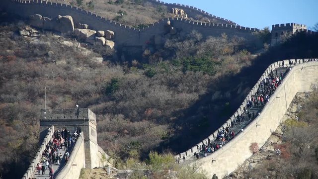 Great wall,China ancient defense engineering.