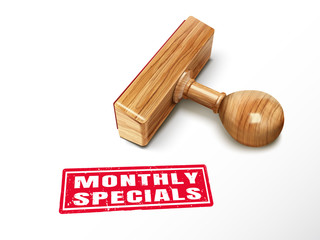 monthly specials text and stamp