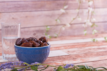 Dates and Water for Breaking the Ramadan Fast