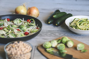 Brussels Sprouts Vegetable Stir Fry