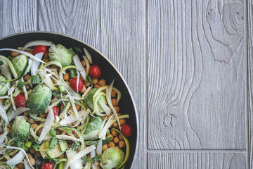 Brussels Sprouts Vegetable Stir Fry