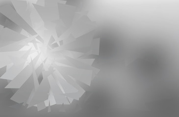 Design Abstract Circle polygon gray background