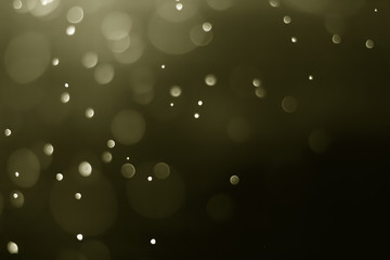Bokeh background dark yellow