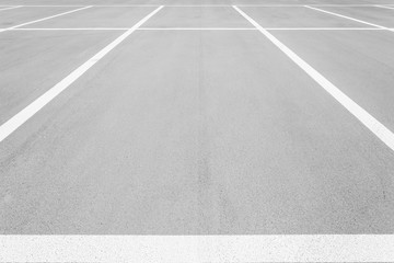 Fototapeta premium Empty space of outdoor car parking lot
