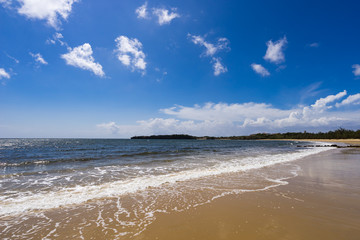 Todomari Beach (Tsukihama Beach) of Iriomote Island (西表島　トゥドゥマリの浜(月ヶ浜)) in Okinawa, Japan