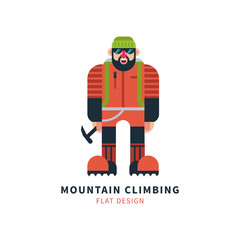 Mountaineer logo vector