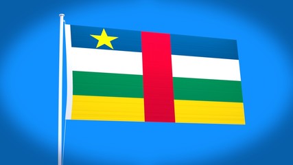 the national flag of Central.Africa
