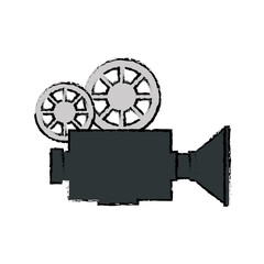 Vintage camcorder equipment icon vector illustration graphic design