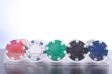 Poker chips for casino game