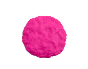 plasticine texture isolated on white background