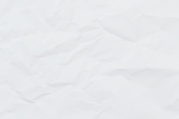 White paper wrinkled texture or background for your design