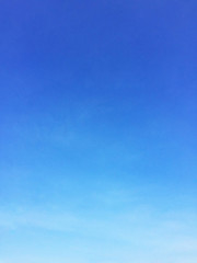 Blue sky background and empty space for your design, no cloud