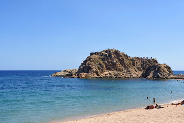 Beach of Blanes, Costa Brava, Girona province, Catalonia, Spain