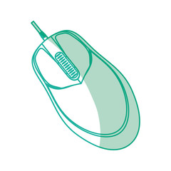 Mouse computer device icon vector illustration graphic design