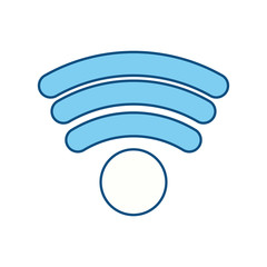 Wifi internet zone icon vector illustration graphic design