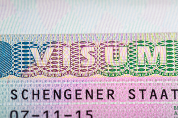 Schengen visa for travel