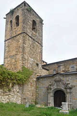 Fototapeta na wymiar Real Monasterio de San Victorián Los Molinos,,Huesca, Aragon, Spain