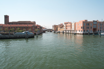 Sailing in the Venetian lagoon. Chioggia