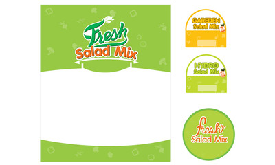 Salad package design