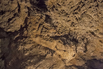 Caves and cave formations in the canyon of the river next to Bor in Serbia
