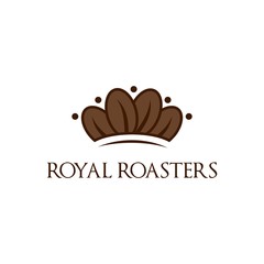 Coffee crown vector illustration