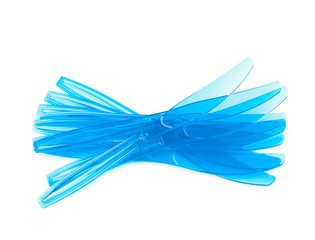 Obraz premium Pile of disposable knives isolated