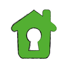 House insurance and security icon vector illustration graphic design