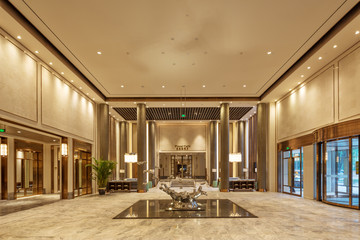 luxury hotel lobby interior - 155341152