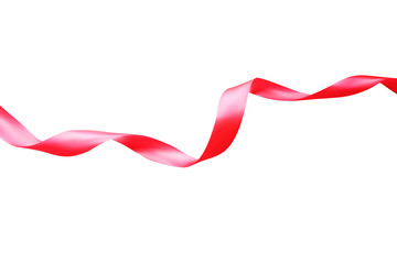 Pink vector ribbon