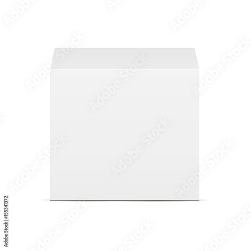 Download "White square box - front view. Mockup for display your ...