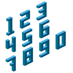 Collection of the isometric numbers, isometric grid 26.57 degree