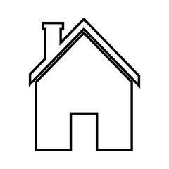 house icon over white background. vector illustration