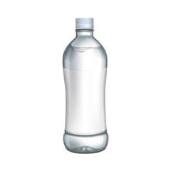 bottle with white label