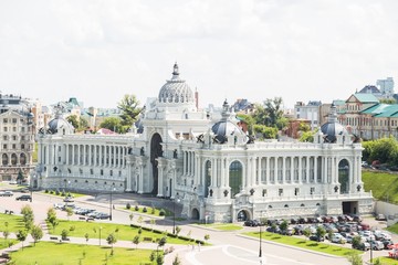Panoramic view of historical buildings