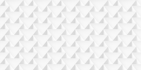 Realistic texture, volume triangles, gray geometric pattern, vector design 3d light wallpaper