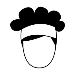 professional chef avatar character vector illustration design