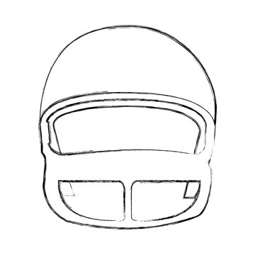american football helmet icon vector illustration design