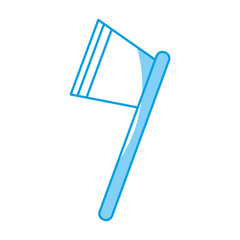 ax weapon icon over white background. vector illustration