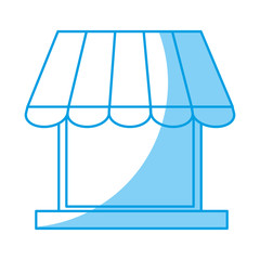 store icon over white background. vector illustration