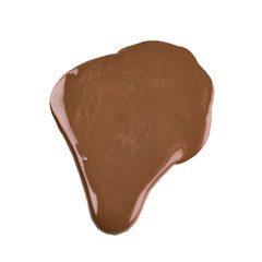 Puddle of paint isolated