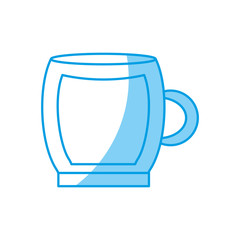 coffee mug icon over white background. vector illustration
