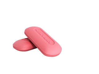 Vitamin pills 3d render on white background no shadow