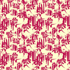 Seamless floral pattern. Vector