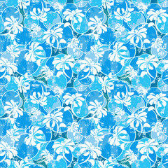 Fototapeta na wymiar Seamless floral pattern. Vector